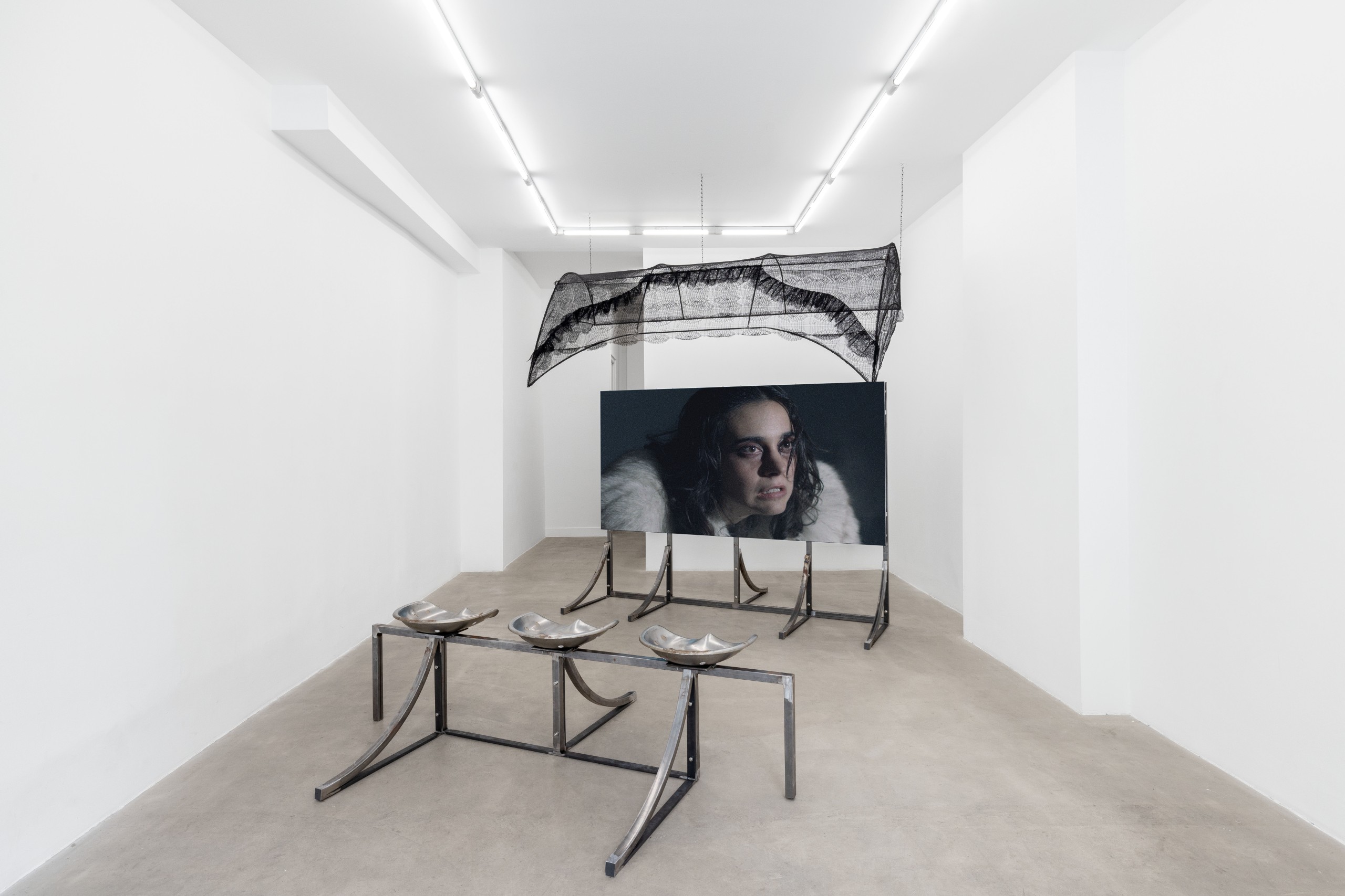 Laura Gozlan_Now you're Inside me, it doesn't mean we'll collegially agree on all topics - Galerie Valéria Cetraro, 2024 @Romain Darnaud