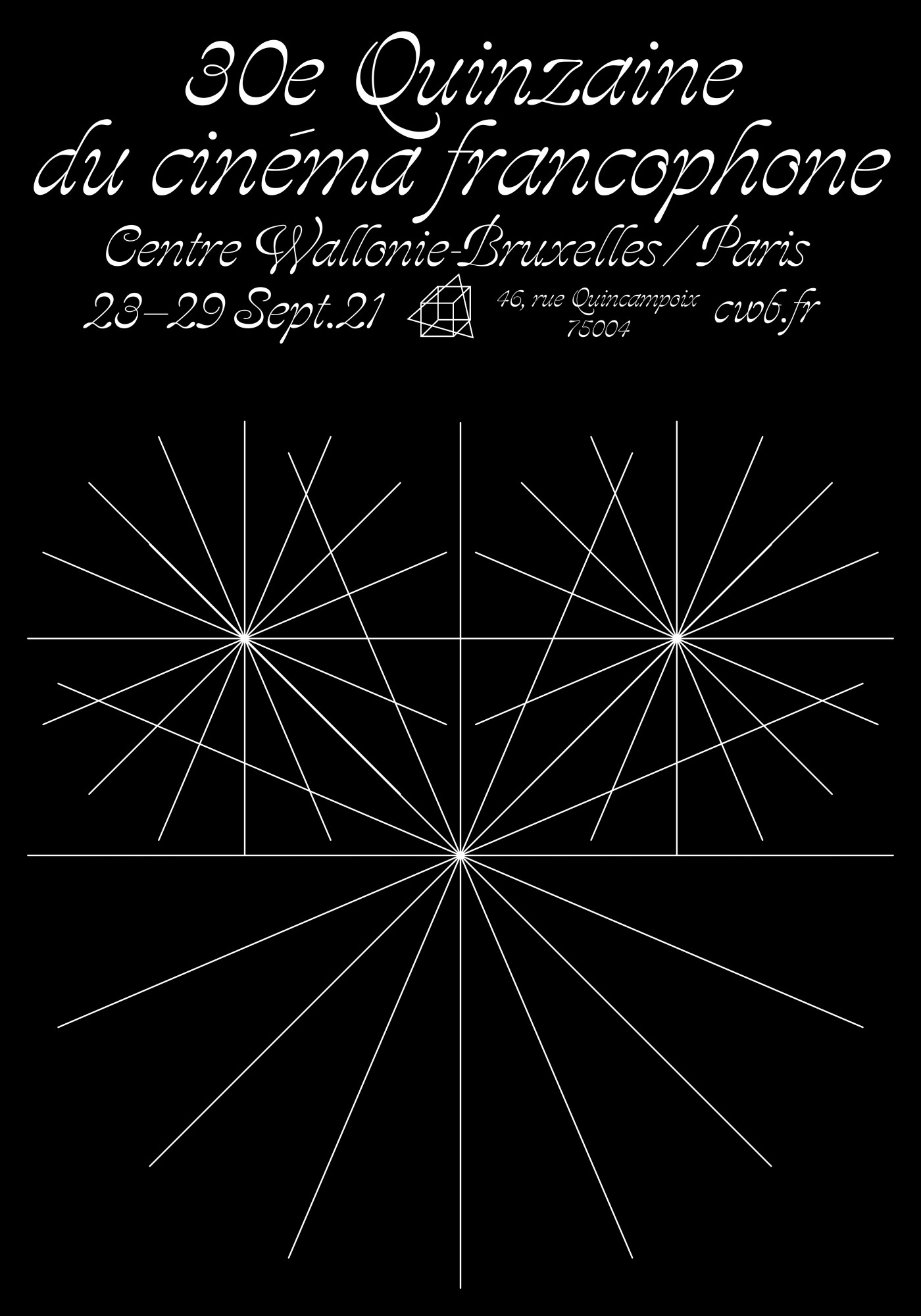 Affiche 30ème Quinzaine du cinéma francophone