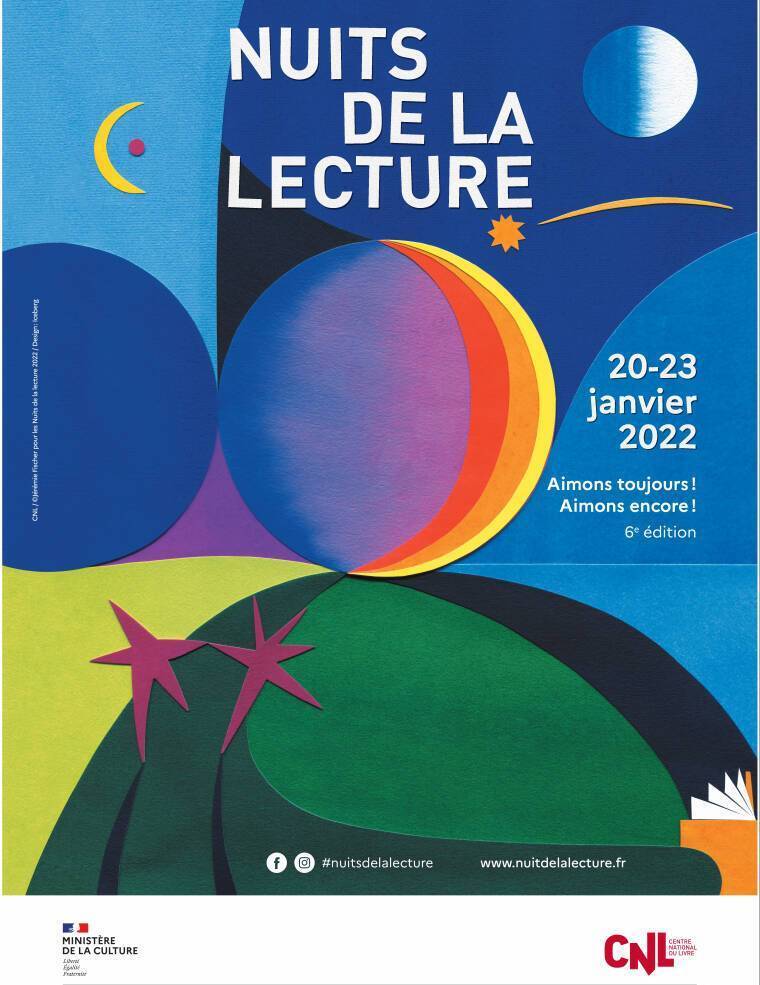 Affiche Nuits de la lecture 2022