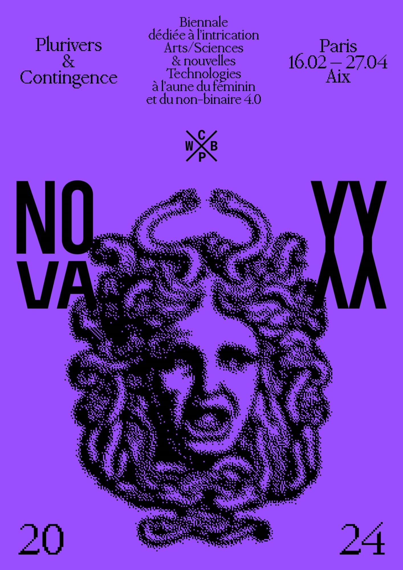 Affiche Nova_XX 2024, Biennale NOVA ©Pam&Jenny