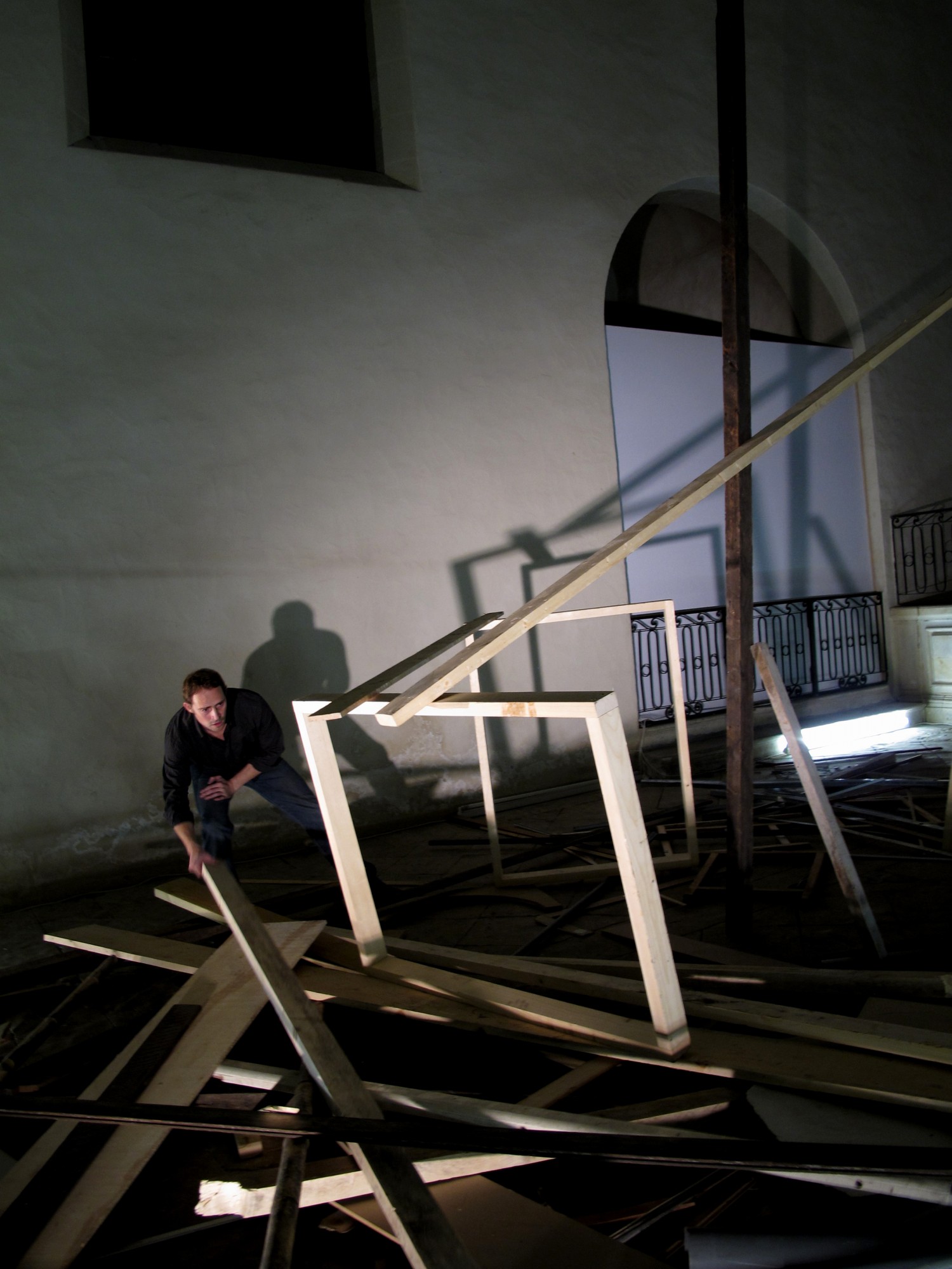 Claude Cattelain - performance - armature-variable - nevers - 2010