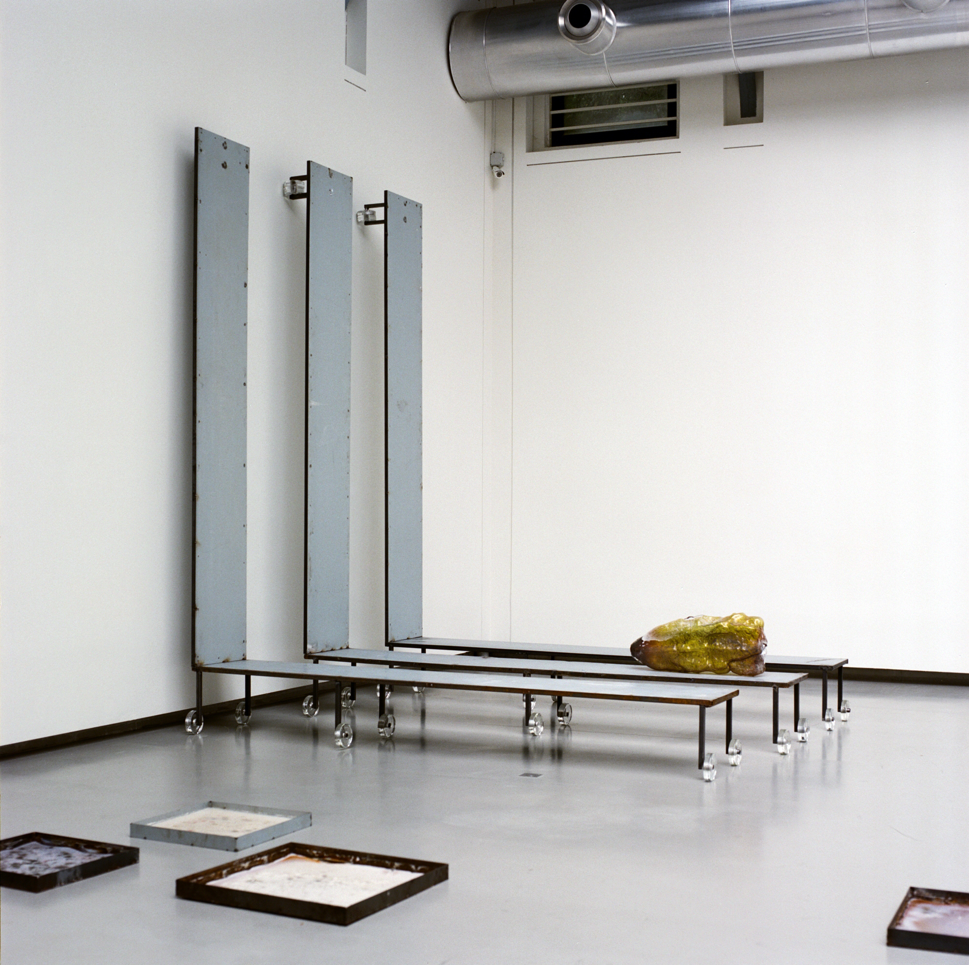 mountaincutters, Les Indices de la respiration primitive, 2021. Vue d'exposition à La Verrière, Fondation Hermès (Bruxelles, Belgique). Courtesy et crédit photo : mountaincutters