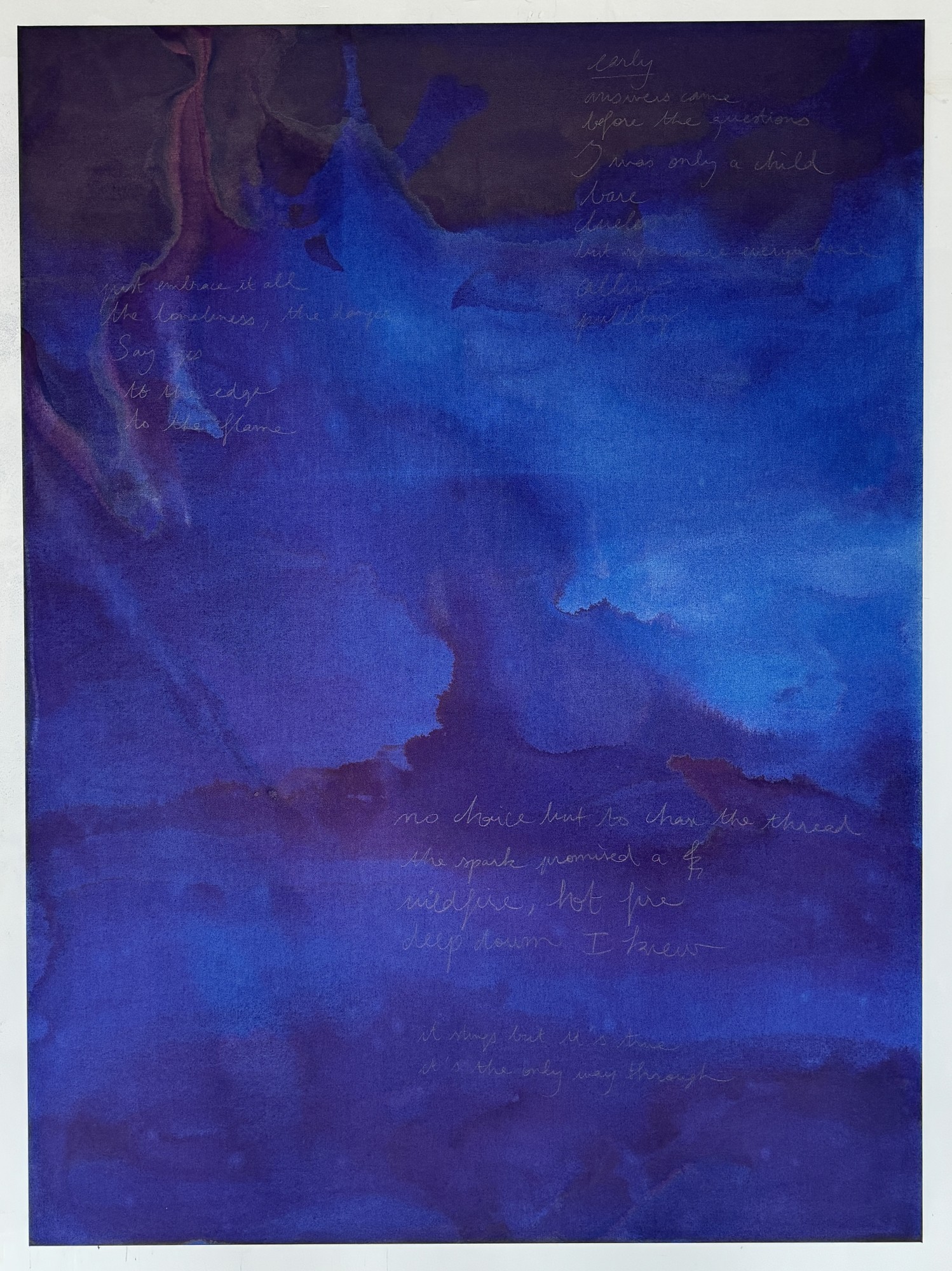 Caroline Corbasson, *Poem Painting IV*, 2025