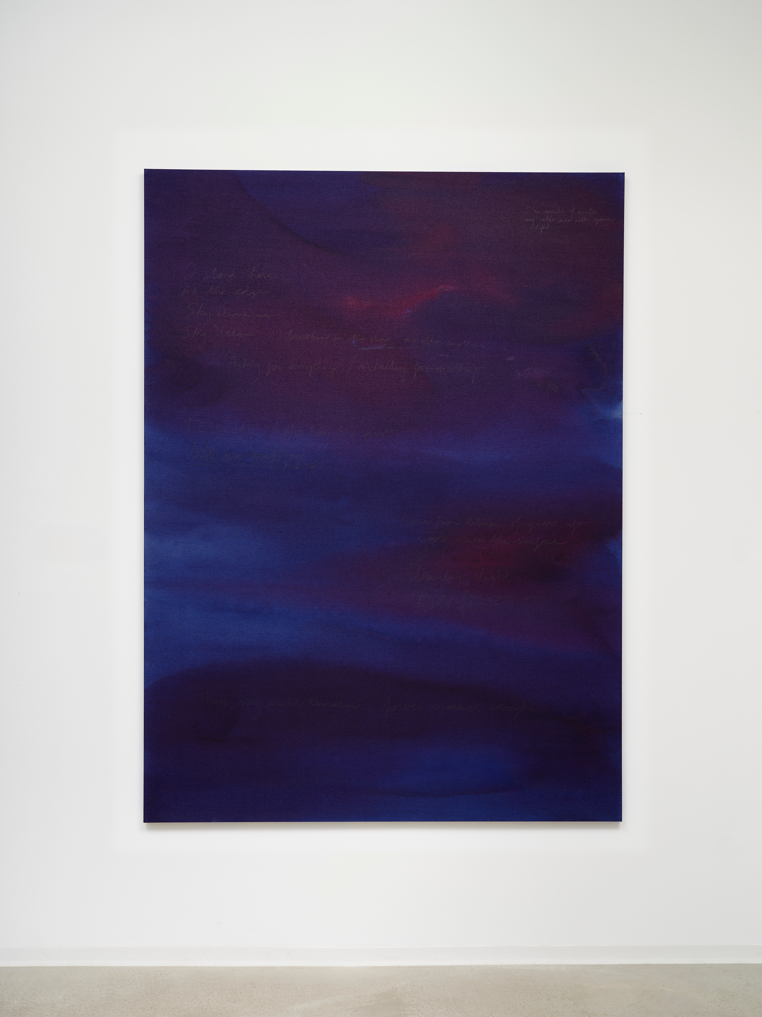 Caroline Corbasson- *Poem painting I*, 2025