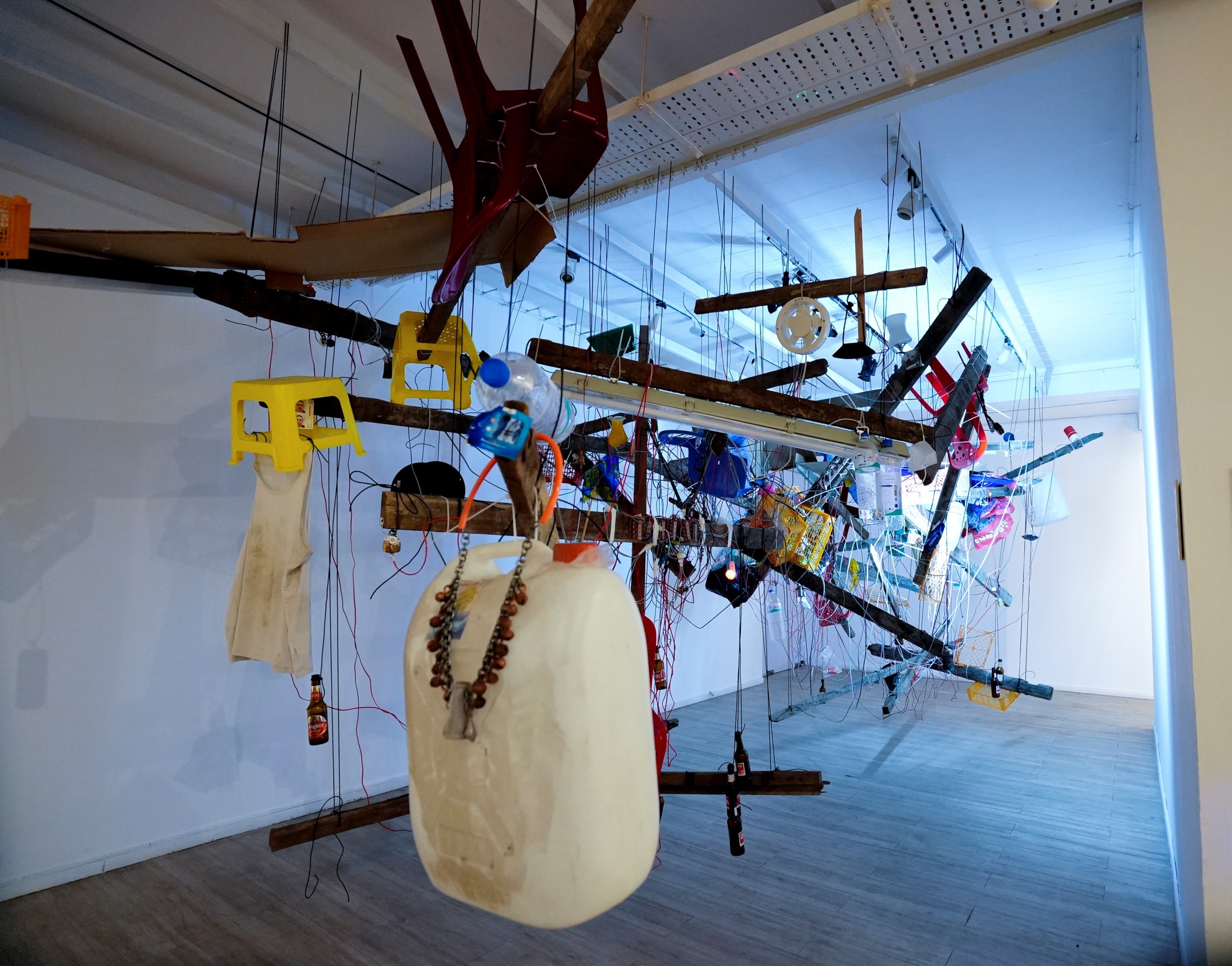 « Mutation(s) », 2023 - Mixed media, infinite duration - Institut français de Phnom Penh - Crédit photo © Kongchak