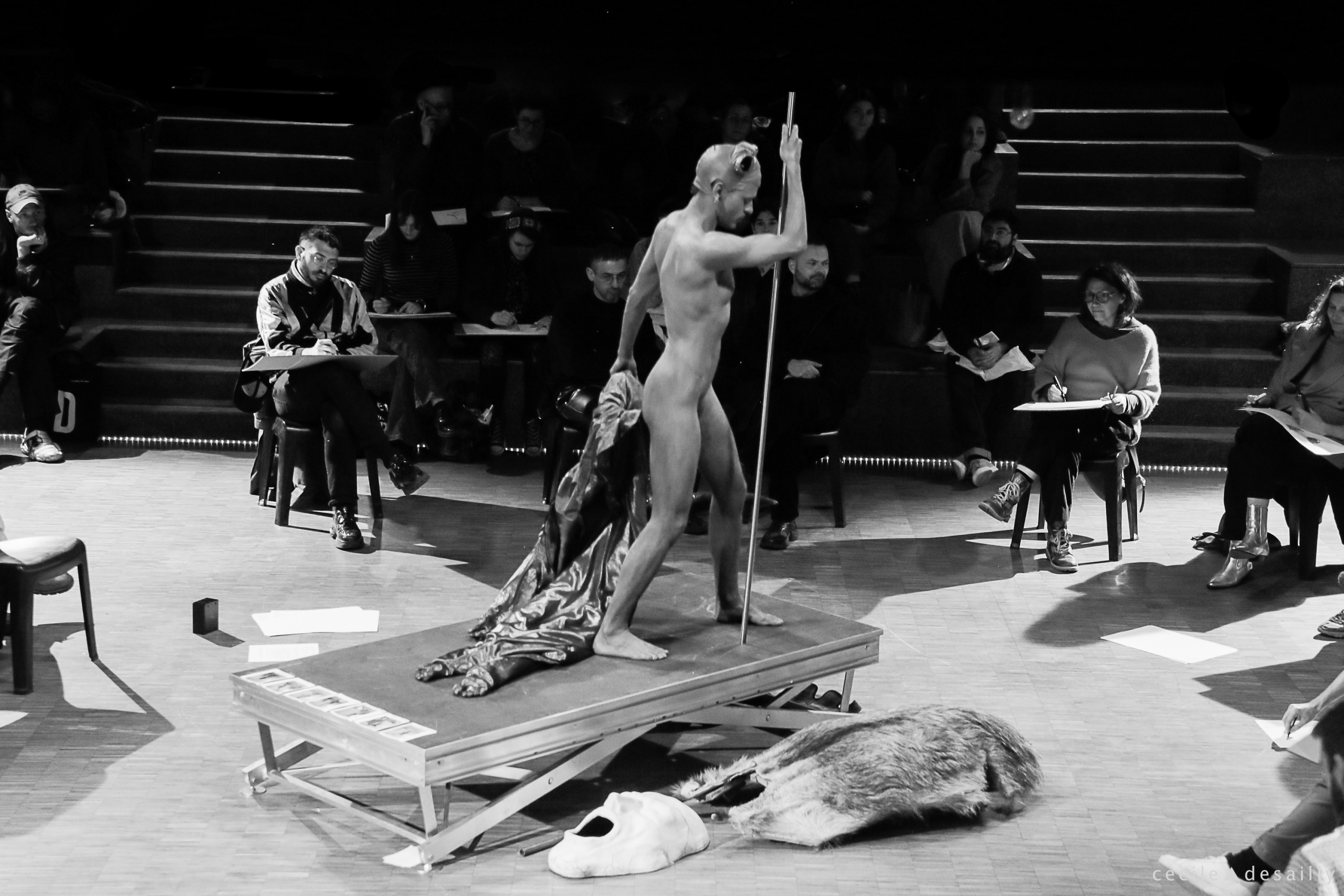 Séance de modèle vivant du Comte revenant par Balthazar Heisch avec Octo ASG