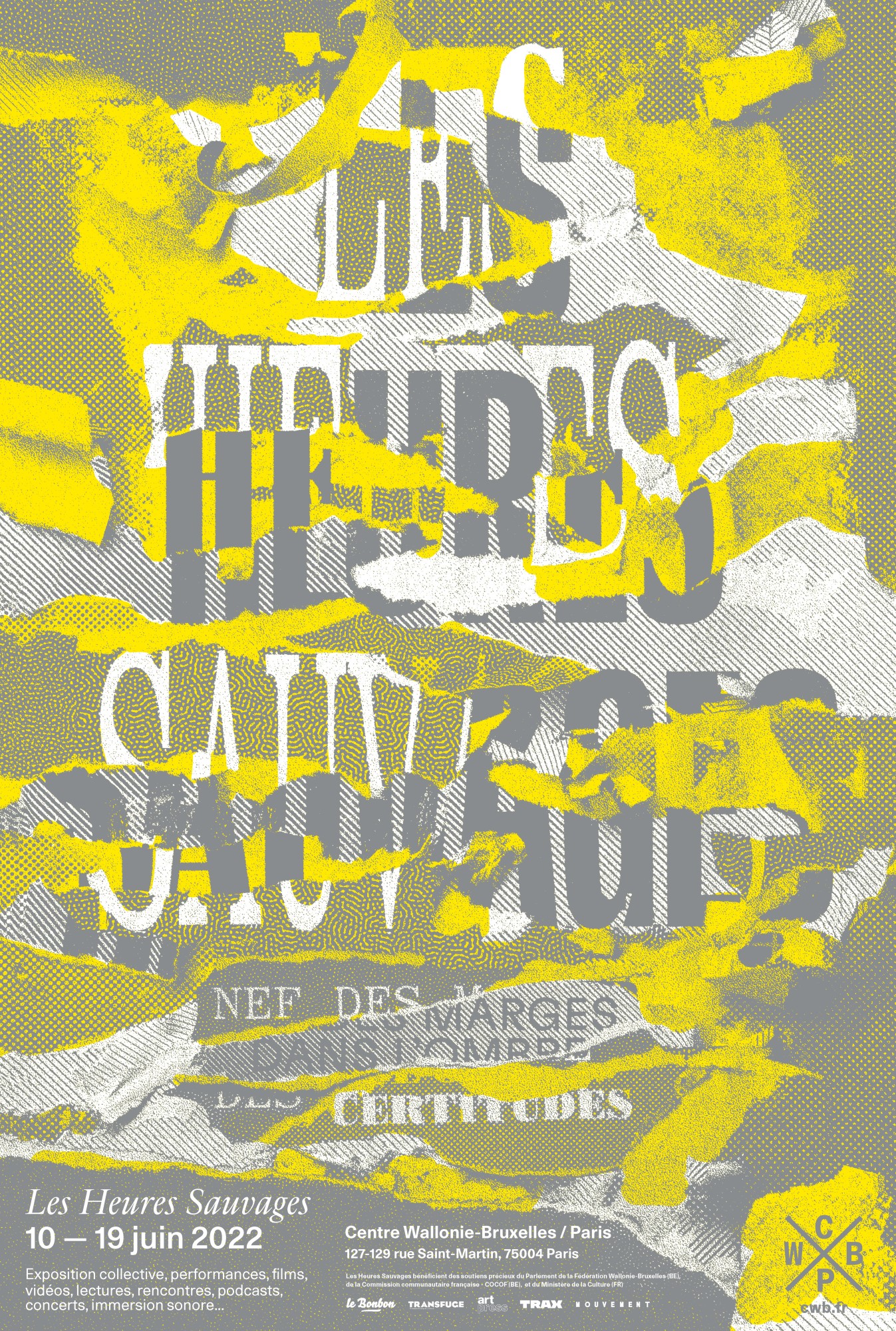 Affiche *Les heures sauvages* © Aurélien Farina