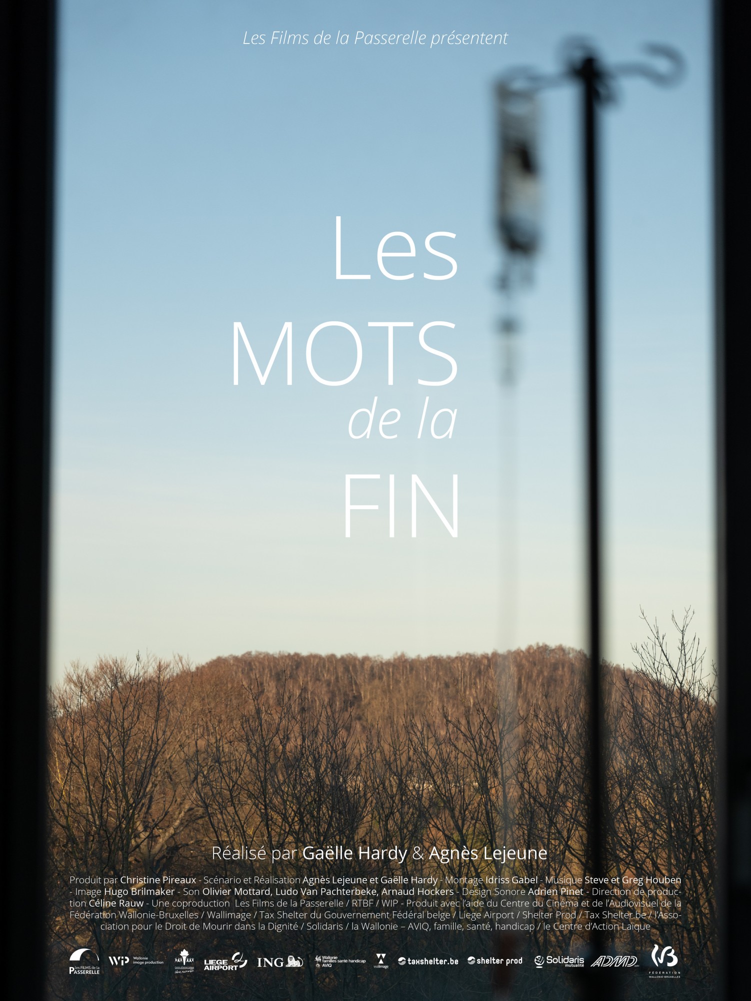 Affiche Les mots de la fin de Agnès Lejeune & Gaëlle Hardy au CWB Paris, Centre Wallonie-Bruxelles paris  pour le mois du films documentaire