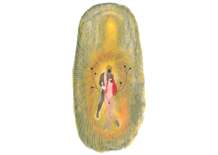 Dessin *Jardin secret* ©Annabelle Guetatra