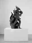 Elsa Guillaume.Triton IX 2022 grès, cailloux 100x42x60cm Photo Vincent Everarts