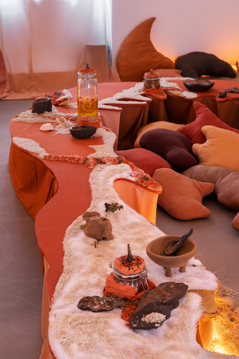 Collectif Matribiotes (Charlotte Gautier van Tour et Luz Moreno), Symbiosium, 2022 © Martin Argyroglo, courtesy Fondation LAccolade